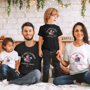 Aangepaste Kerstmis Familie Strand Vakantie Matchi T-shirt