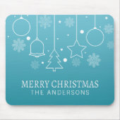 Aangepaste kerstnaam | Mousepad Muismat (Voorkant)