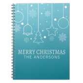 Aangepaste kerstnaam | NOTITIEBOEK (Voorkant)