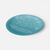 Aangepaste kerstnaam | Papieren Bord (Gekanteld)