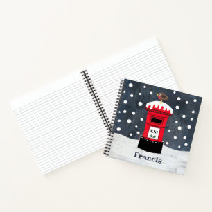 Aangepaste kerstpostbus en Robin Notitieboek
