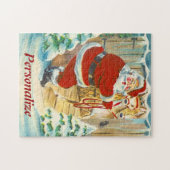 Aangepaste kerstpuzzel legpuzzel (Horizontaal)