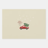 Aangepaste  kerstrestanten voor vrachtwagens inpakpapier vel (Voorkant 3)