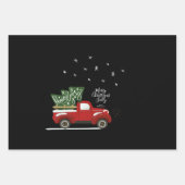 Aangepaste  kerstrestanten voor vrachtwagens inpakpapier vel (Voorkant)