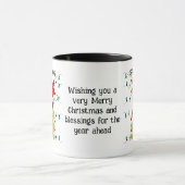Aangepaste kerstSANTA FROG Mok (Midden)