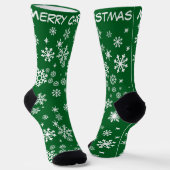 Aangepaste Kerstsokken Sokken (Gebogen)