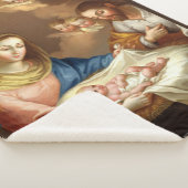 Aangepaste kerststal sherpa deken (3/4)