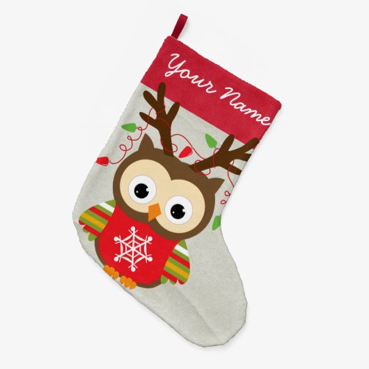 Aangepaste kerststop grote kerstsok (Voorkant (Hangend))