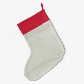 Aangepaste kerststop grote kerstsok (Achterkant (Hangend))