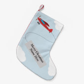 Aangepaste kerststuring in de luchtvaart kleine kerstsok (Voorkant (Hangend))