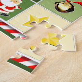 Aangepaste kersttellingskalender voor Advent Calen Legpuzzel (Zijkant)