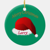 Aangepaste kerstversiering DOD Keramisch Ornament (Achterkant)