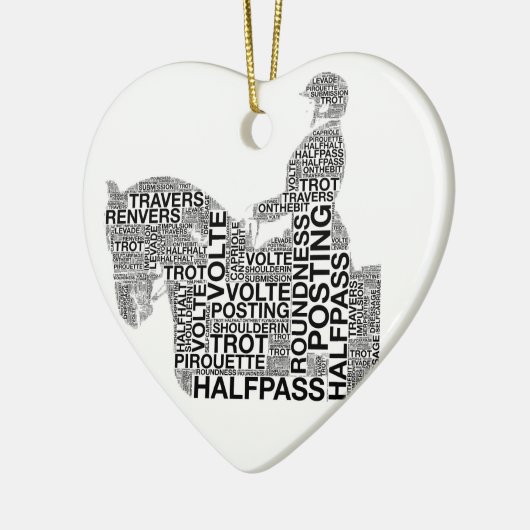 Aangepaste kerstversiering keramisch ornament (Links)