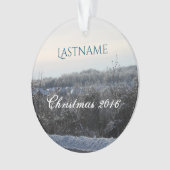 Aangepaste kerstversiering ornament (voorkant)