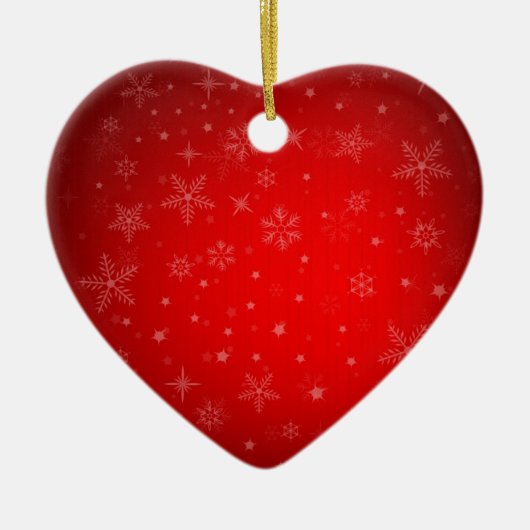 Aangepaste kerstversiering voor Merry Kerstmis Keramisch Ornament (Voorkant)