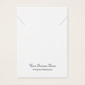 Aangepaste Ketting Display Card Visitekaartje (Voorkant)