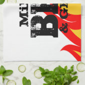 Aangepaste keukenhanddoek voor BBQ party (Gevouwen)