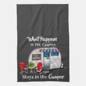 Aangepaste keukenhanddoek voor Camper Kitchen (Verticaal)