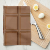 Aangepaste keukenhanddoek voor chocolade (Quarter Fold)
