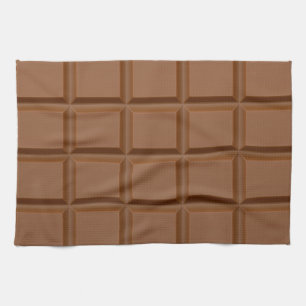Aangepaste keukenhanddoek voor chocolade