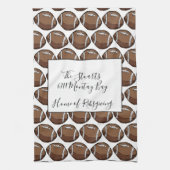 Aangepaste keukenhanddoek voor Football (Verticaal)