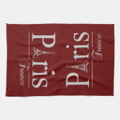 Aangepaste keukenhanddoeken in Parijs Frankrijk -  (Horizontaal)