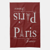 Aangepaste keukenhanddoeken in Parijs Frankrijk -  (Verticaal)