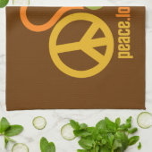 Aangepaste keukenhanddoeken van Peace-Love-Music (Gevouwen)