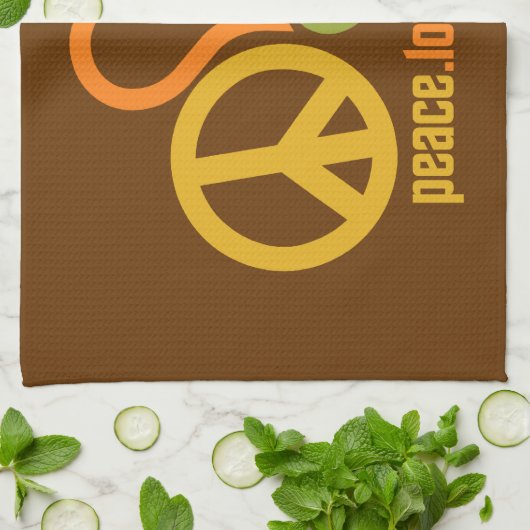 Aangepaste keukenhanddoeken van Peace-Love-Music (Gevouwen)