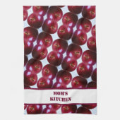 Aangepaste keukenhandleiding Apple Pattern Theedoek (Verticaal)