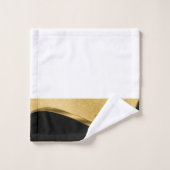 Aangepaste keukenset voor zwarte en gouden handdoe bad handdoek (Wasdoekje)