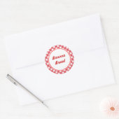 Aangepaste keukenstickers ronde sticker (Envelop)