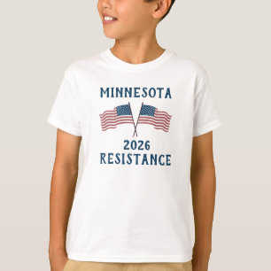 Aangepaste Kids USA Vlag Weerstand T-shirt