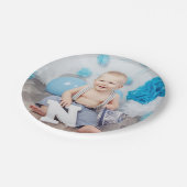 Aangepaste Kids Verjaardag Foto Papieren Bordje (Gekanteld)