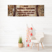 Aangepaste  kijkBASEBALBANNER met Jouw tekst Spandoek (Insitu)