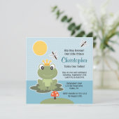 Aangepaste kikkervisuitnodiging kaart (Staand voorkant)