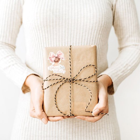 Aangepaste Kind Verjaardag Sticker Party Favor Mei