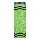 Aangepaste Kinder Apple Green Glitter Crayon Tumbl Thermosbeker (Achterkant)