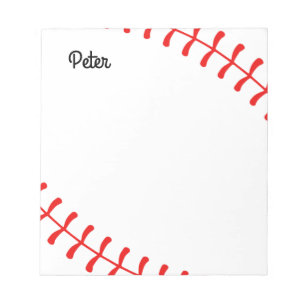 Aangepaste Kinder Baseball-laptop Notitieblok