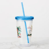 Aangepaste Kinder Beachcomber Cat Acryl Drinkbeker (Links)
