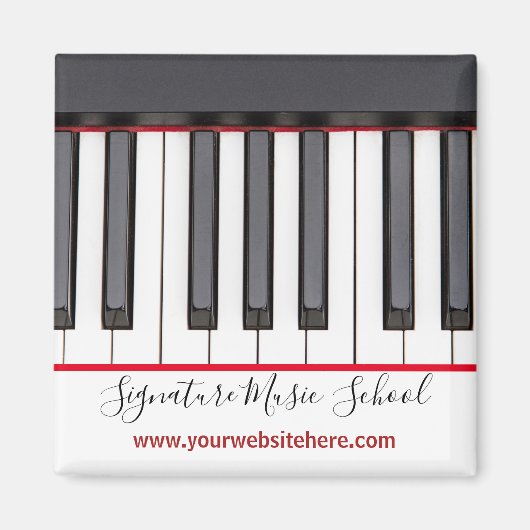 Aangepaste Kinder citaten uit de Pianooverweging Magneet (Voorkant)