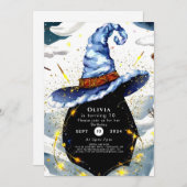 Aangepaste Kinder Fun Wizard Verjaardag Kaart (Voorkant / Achterkant)