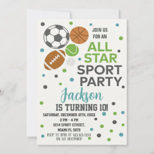 Aangepaste Kinder Game Day Party Kaart