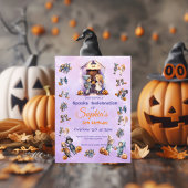 Aangepaste Kinder op Halloween Theme Verjaardagsfe Kaart