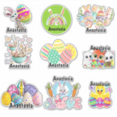 Aangepaste Kinder paaswijn-Sticker Sticker (Voorkant)