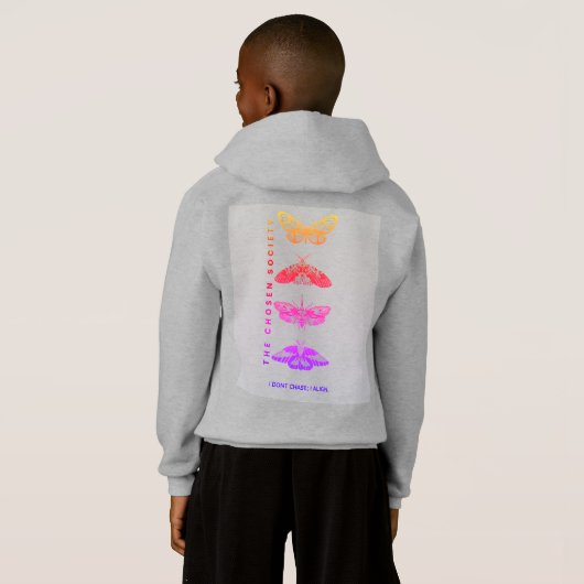 Aangepaste Kinder Pullover Hoodie TCS-Edition (Achterkant volledig)
