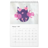 Aangepaste Kinderen Art Keepsake kerstcadeau Kalender (Feb 2027)
