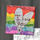 Aangepaste Kinderen Art Keepsake Magneet