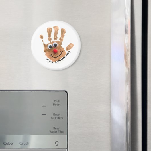 Aangepaste Kinderen Handafdruk Art Keepsake Magneet (Insitu (Koelkast))