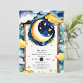 Aangepaste Kinderen Maan Verjaardag Kaart (Staand voorkant)